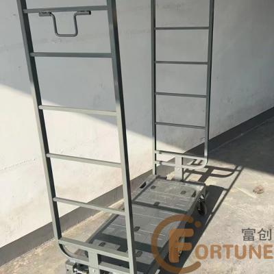 Foldable six-wheel PVC bottom Trolley